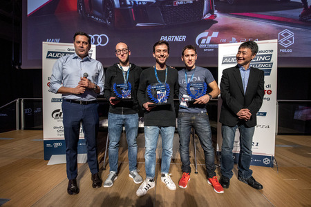 「Audi Racing e-Challenge」活動特寫。